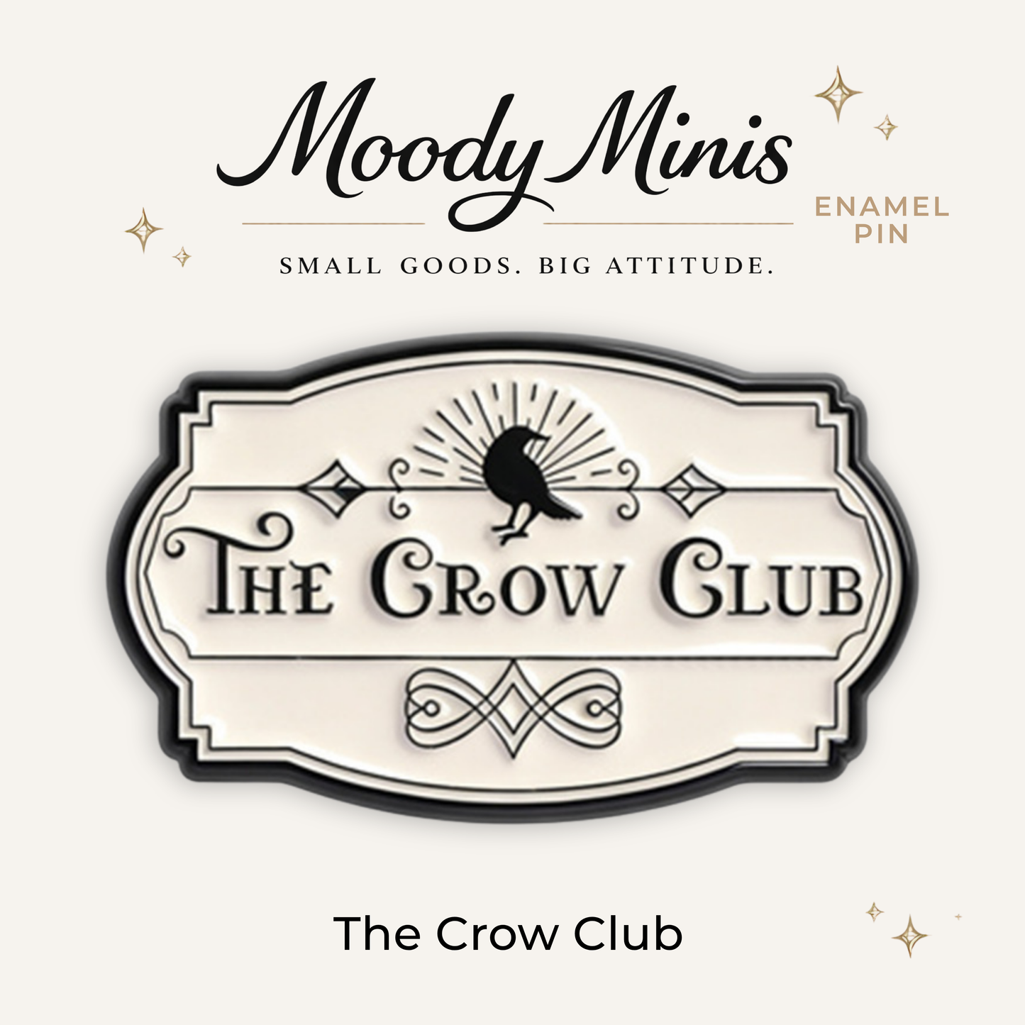 The Crow Club Enamel Pin
