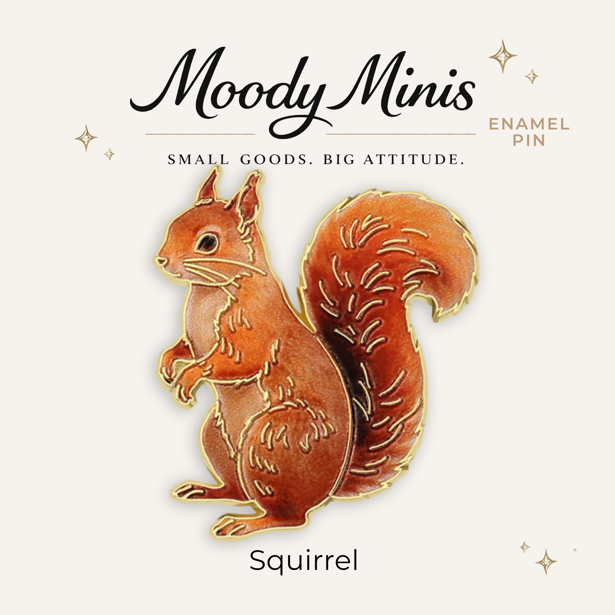 Squirrel Enamel Pin