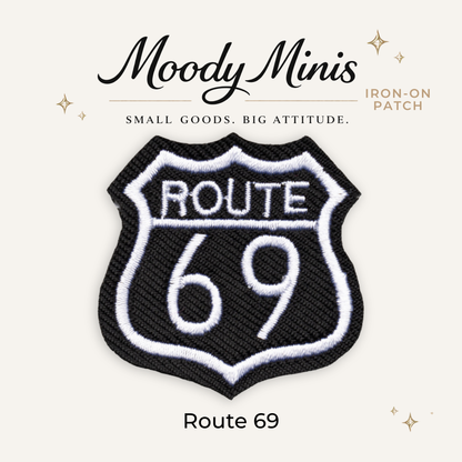 Route 69 Embroidered Patch- RTS