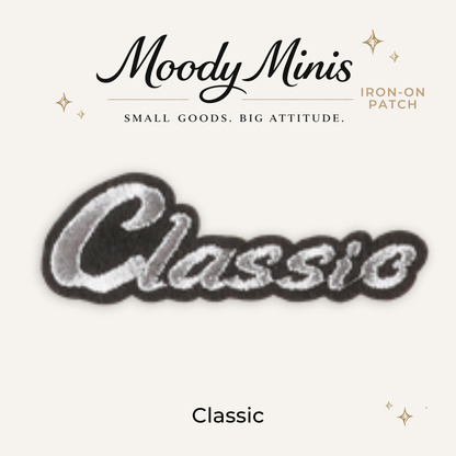 Classic Word Embroidered Patch- RTS