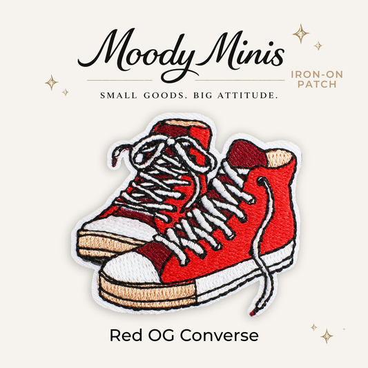 Red OG Converse Embroidered Patch