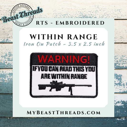 Within Range Embroidered Patch