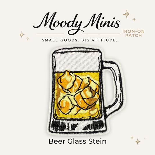 Beer Glass Stein Embroidered Patch