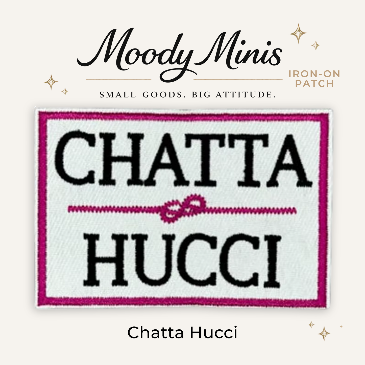 Chatta Hucci Embroidered Patch