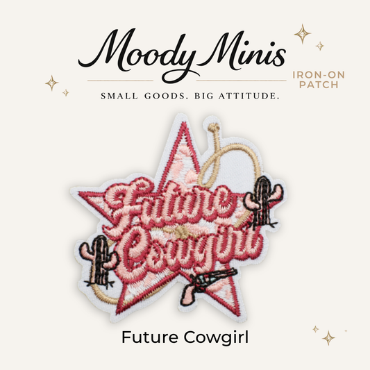 Future Cowgirl Embroidered Patch - RTS