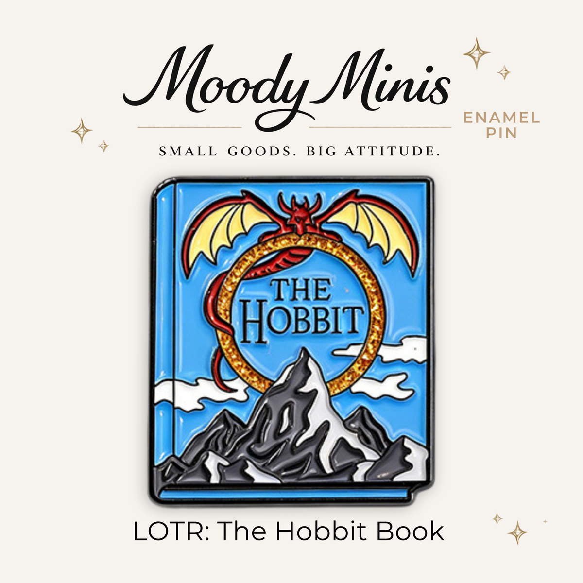 LOTR The Hobbit Book Enamel Pin