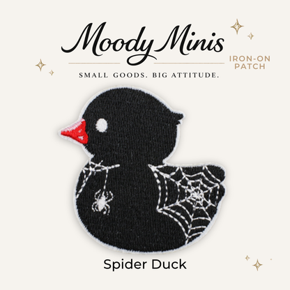 Spider Duck Embroidered Patch