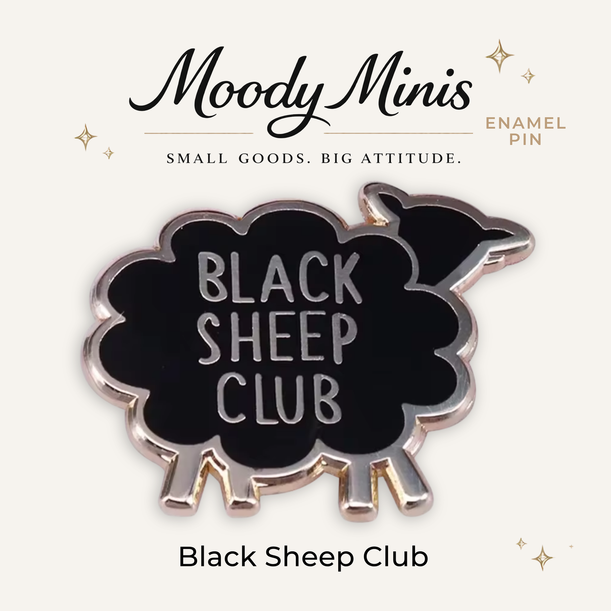 Black Sheep Club Enamel Pin