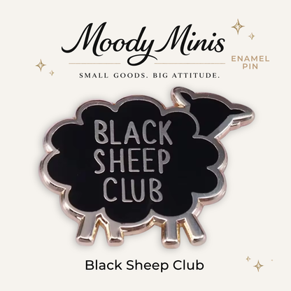 Black Sheep Club Enamel Pin