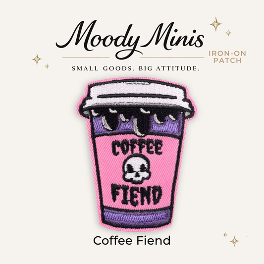 Coffee Fiend Embroidered Patch