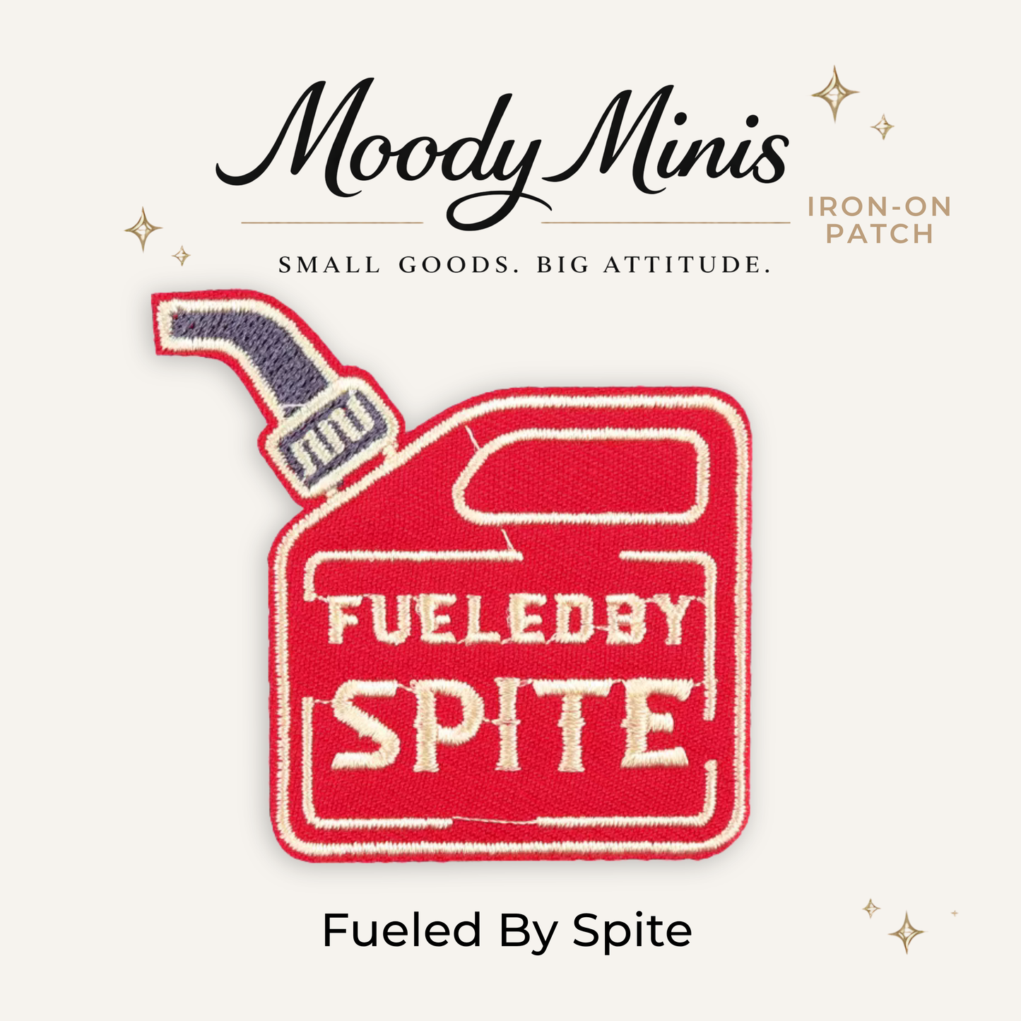 Fueled by Spite Embroidered Patch