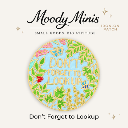 Don't Forget to Lookup Embroidered Patch