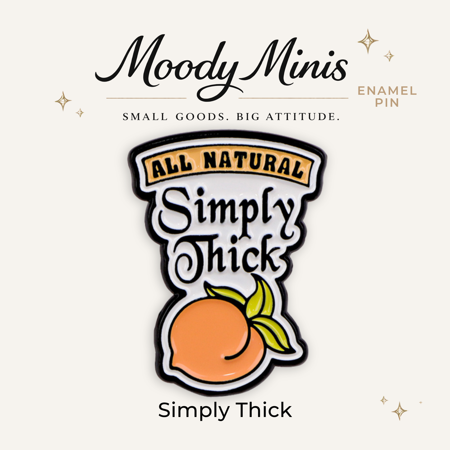 Simply Thick Enamel Pin
