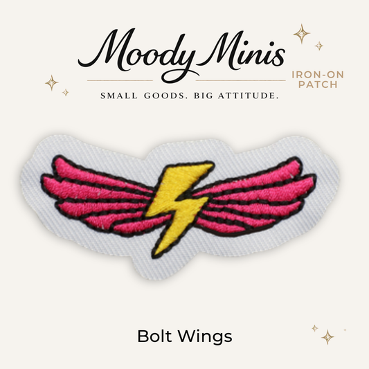 Bolt Wings Embroidered Patch- RTS