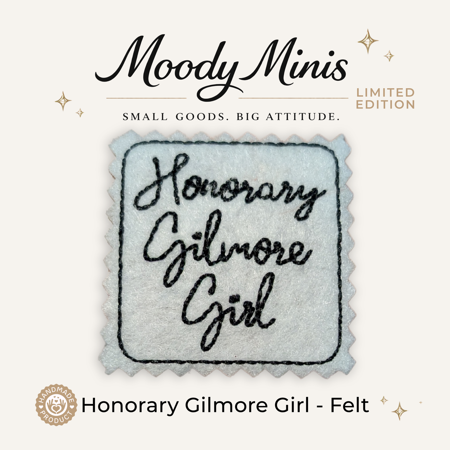 Honorary Gilmore Girl Embroidered Patch - RTS/MTO