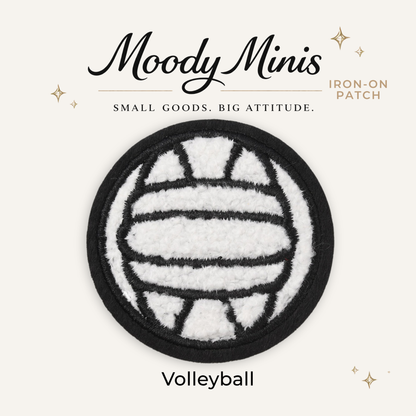 Volleyball Embroidered Patch - RTS
