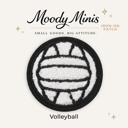 Volleyball Embroidered Patch - RTS