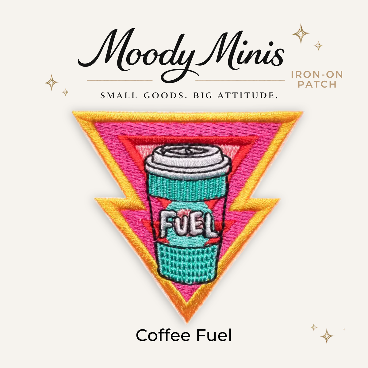 Coffee Fuel Embroidered Patch