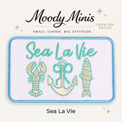 Sea La Vie Embroidered Patch