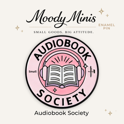 Audiobook Society Enamel Pin