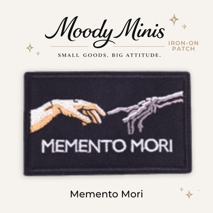 Memento Mori Embroidered Patch- RTS
