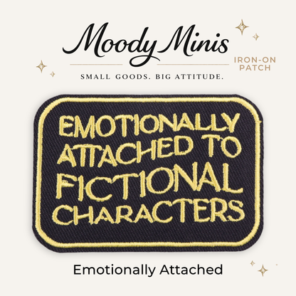 Attached to Fictional Character Embroidered Patch- RTS
