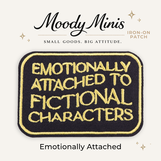 Attached to Fictional Character Embroidered Patch- RTS