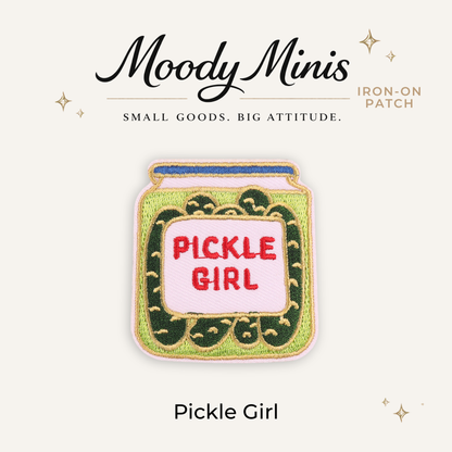 Pickle Girl Embroidered Patch- RTS