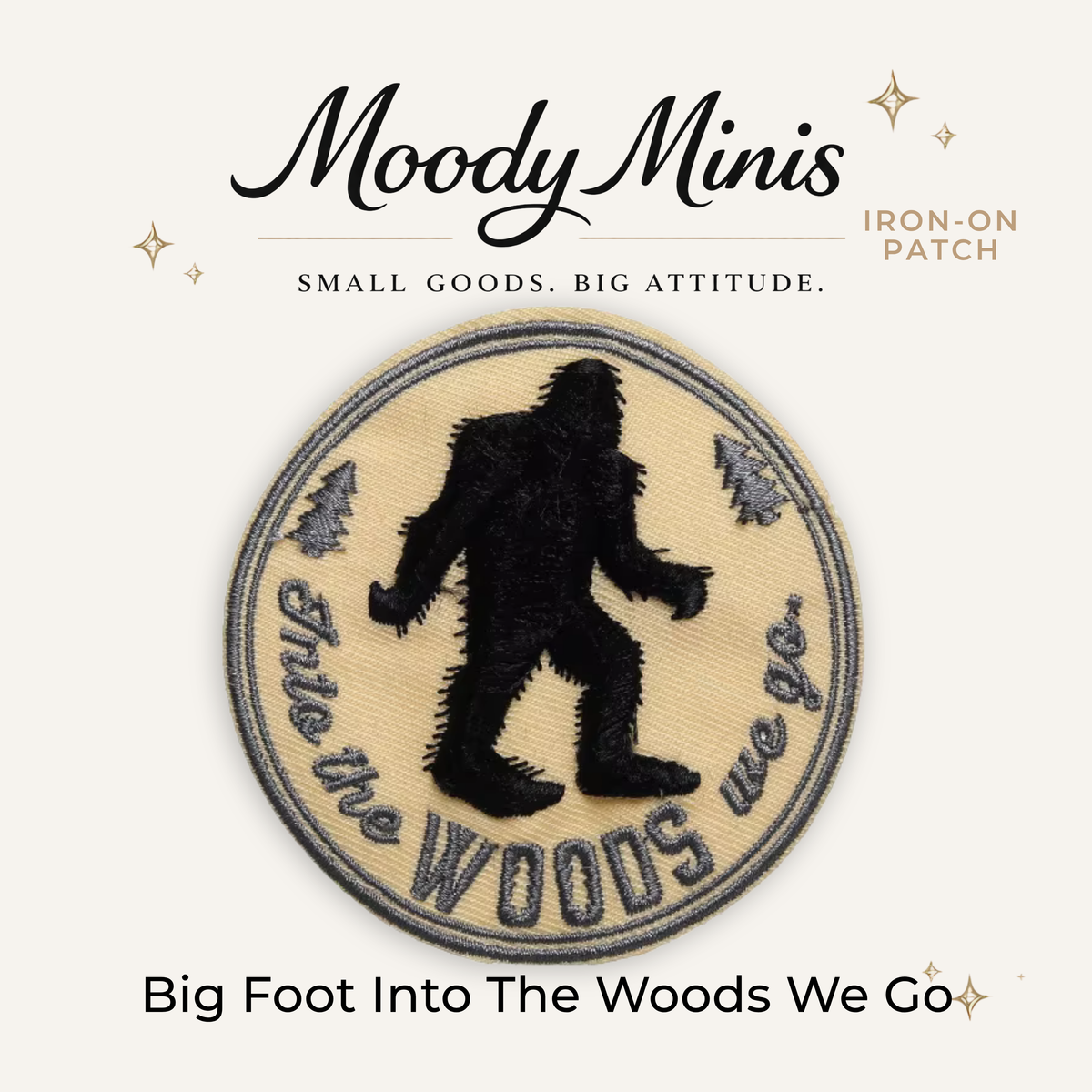 Big Foot: Into The Woods Embroidered Patch