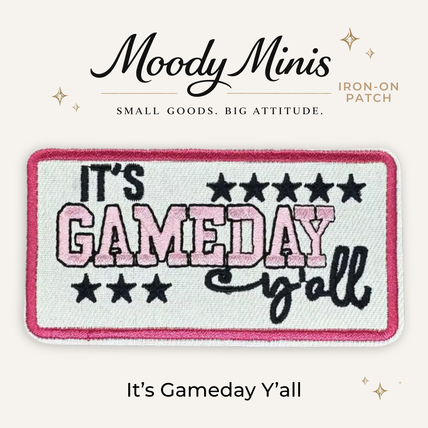 It's Gameday Y'all Embroidered Patch