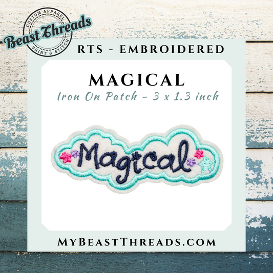 Magical Embroidered Patch- RTS