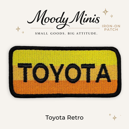 Toyota Retro Embroidered Patch- RTS
