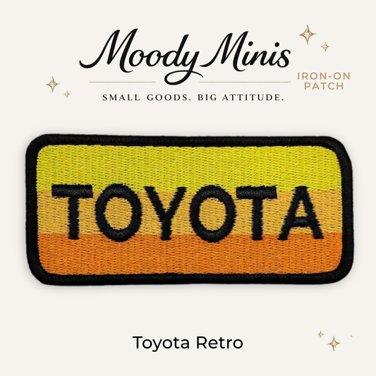 Toyota Retro Embroidered Patch- RTS