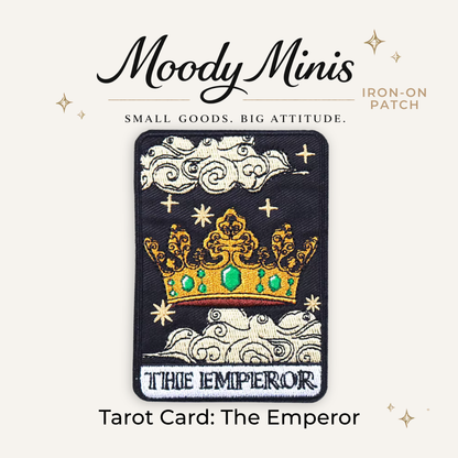 Tarot Card: The Emperor Embroidered Patch