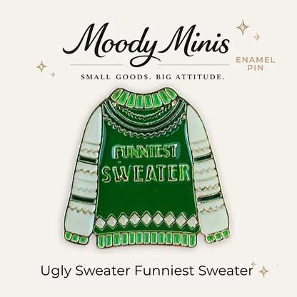Christmas Ugly Sweater: Funniest Enamel Pin