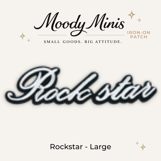 Rockstar Large Embroidered Patch- RTS
