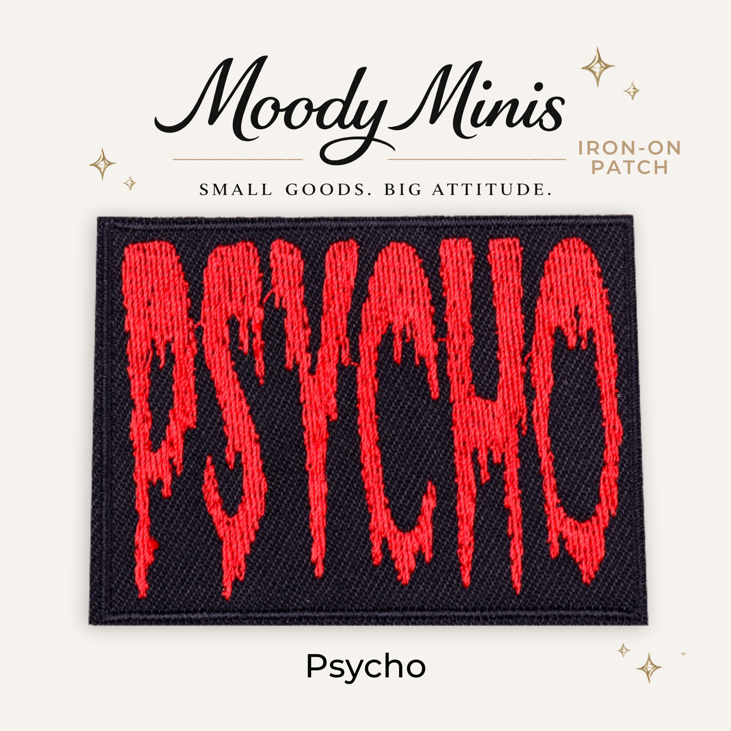 Psycho Embroidered Patch