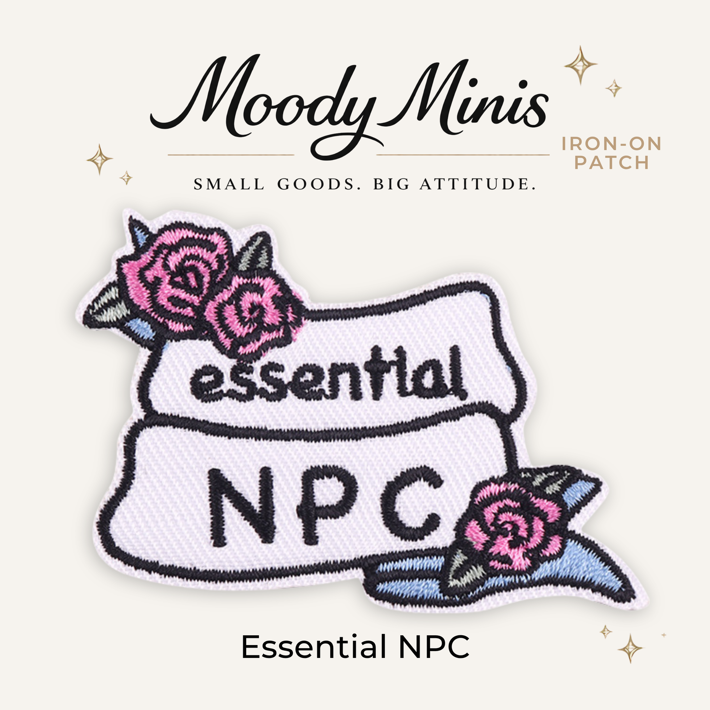 Essential NPC Embroidered Patch- RTS