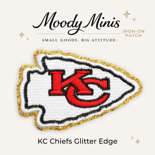 KC Chiefts Embroidered Patch- RTS