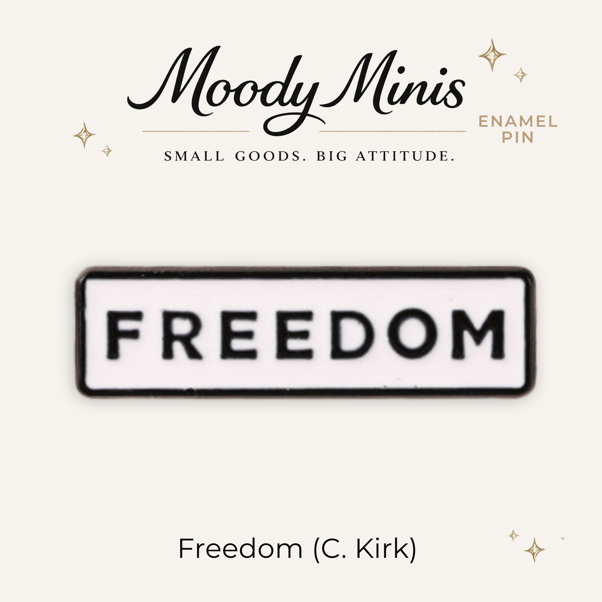 Freedom Enamel Pin