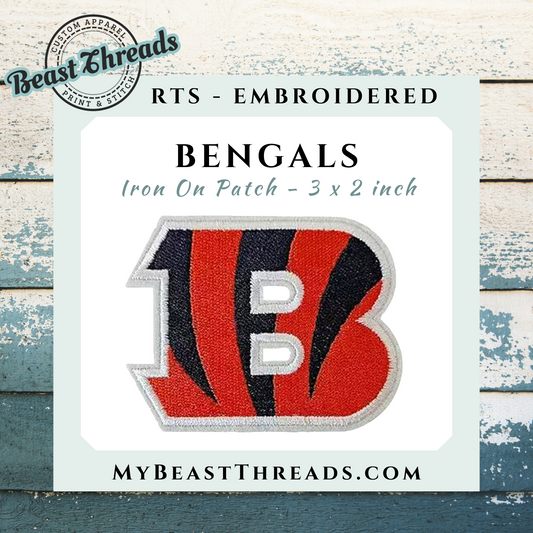Bengals Embroidered Patch- RTS