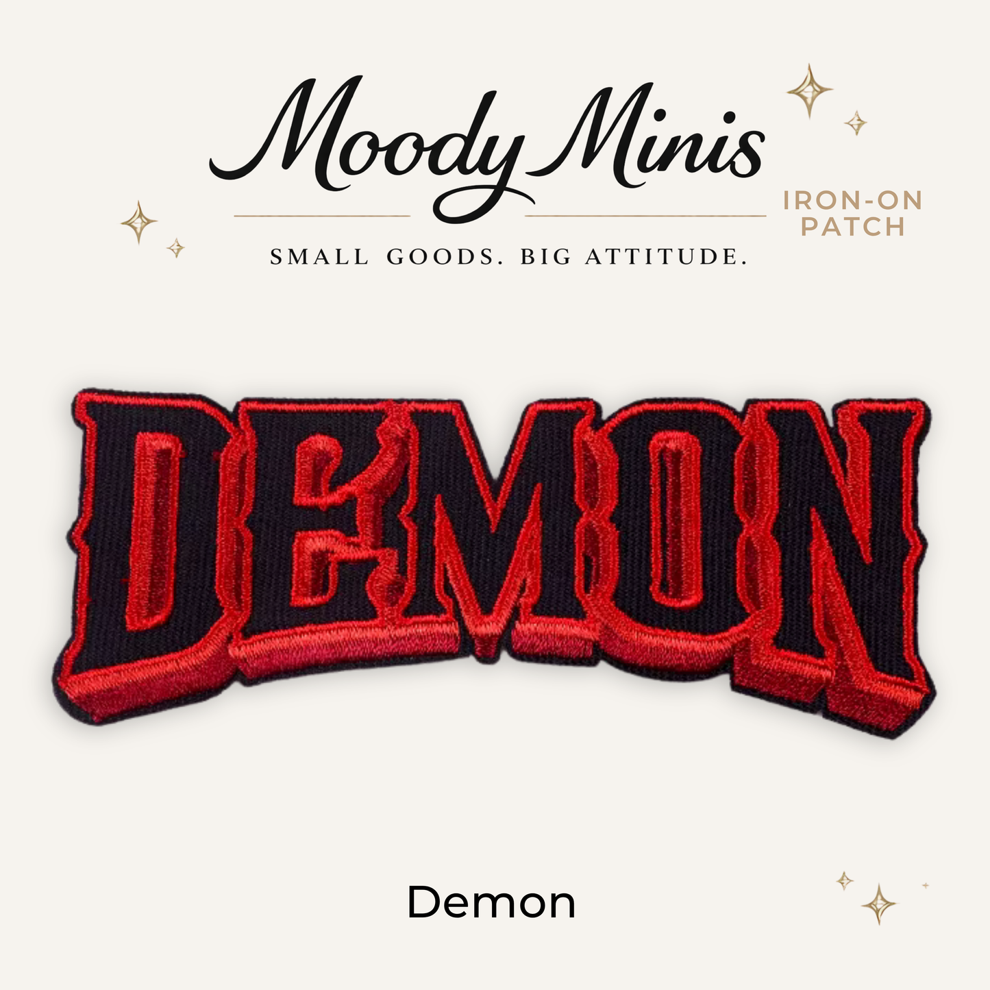 Demon Embroidered Patch