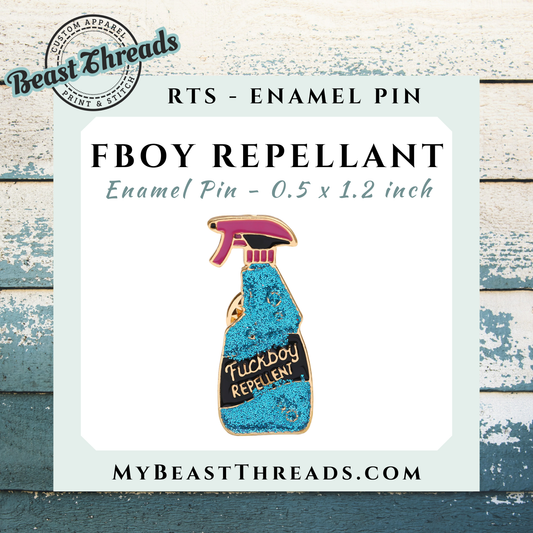 FBoy Repellent Enamel Pin