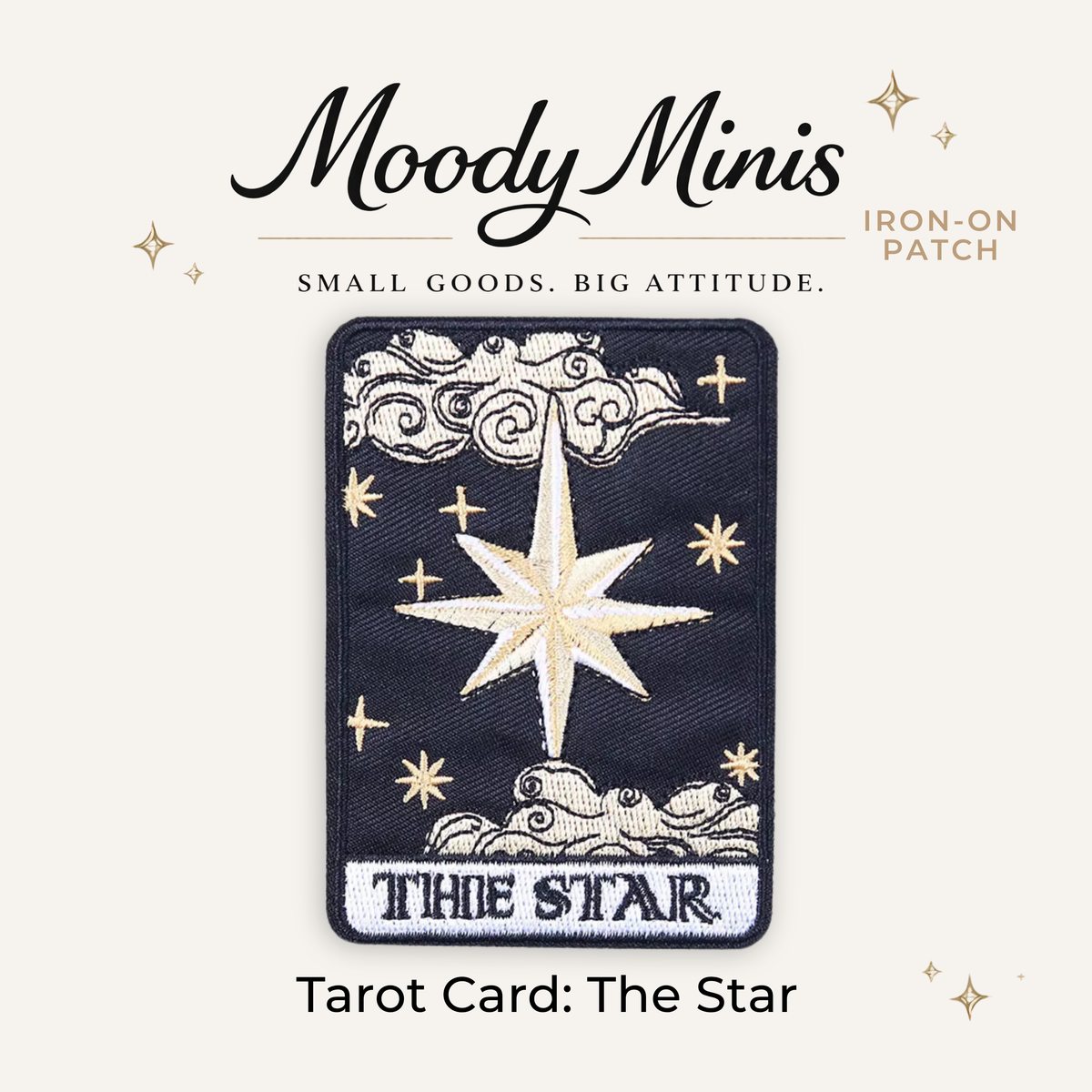 Tarot Card: The Star Embroidered Patch