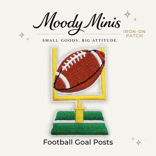 Football Goal Post Embroidered Patch