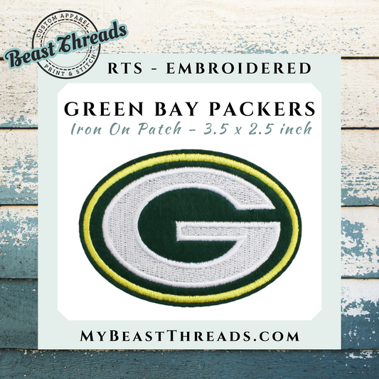 Green Bay Packers Embroidered Patch- RTS