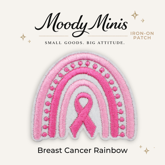BC Rainbow Embroidered Patch- RTS