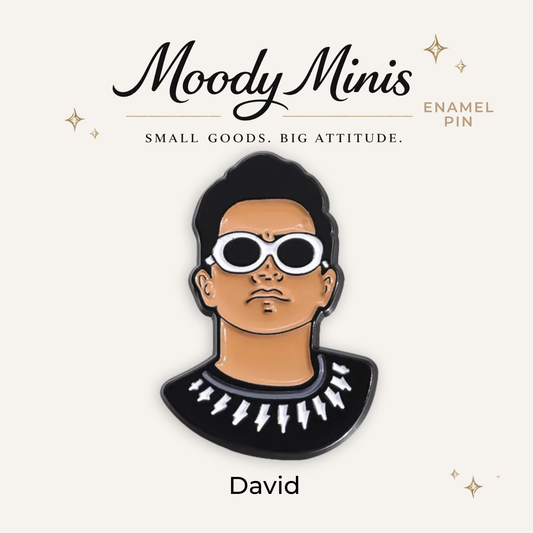 David Enamel Pin