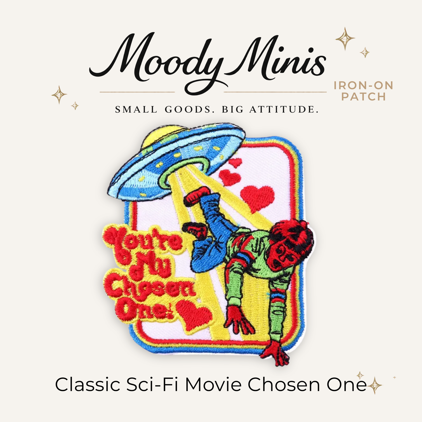 Classic Sci-Fi Movie Chosen One Embroidered Patch