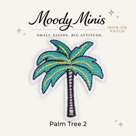 Palm Tree 2 Embroidered Patch- RTS